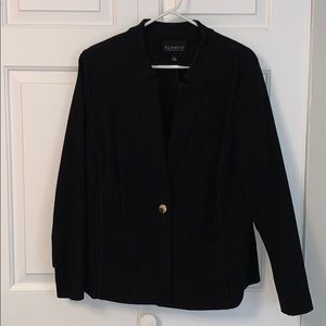 Eloquii 22W 9-to-5 suit jacket & pants black